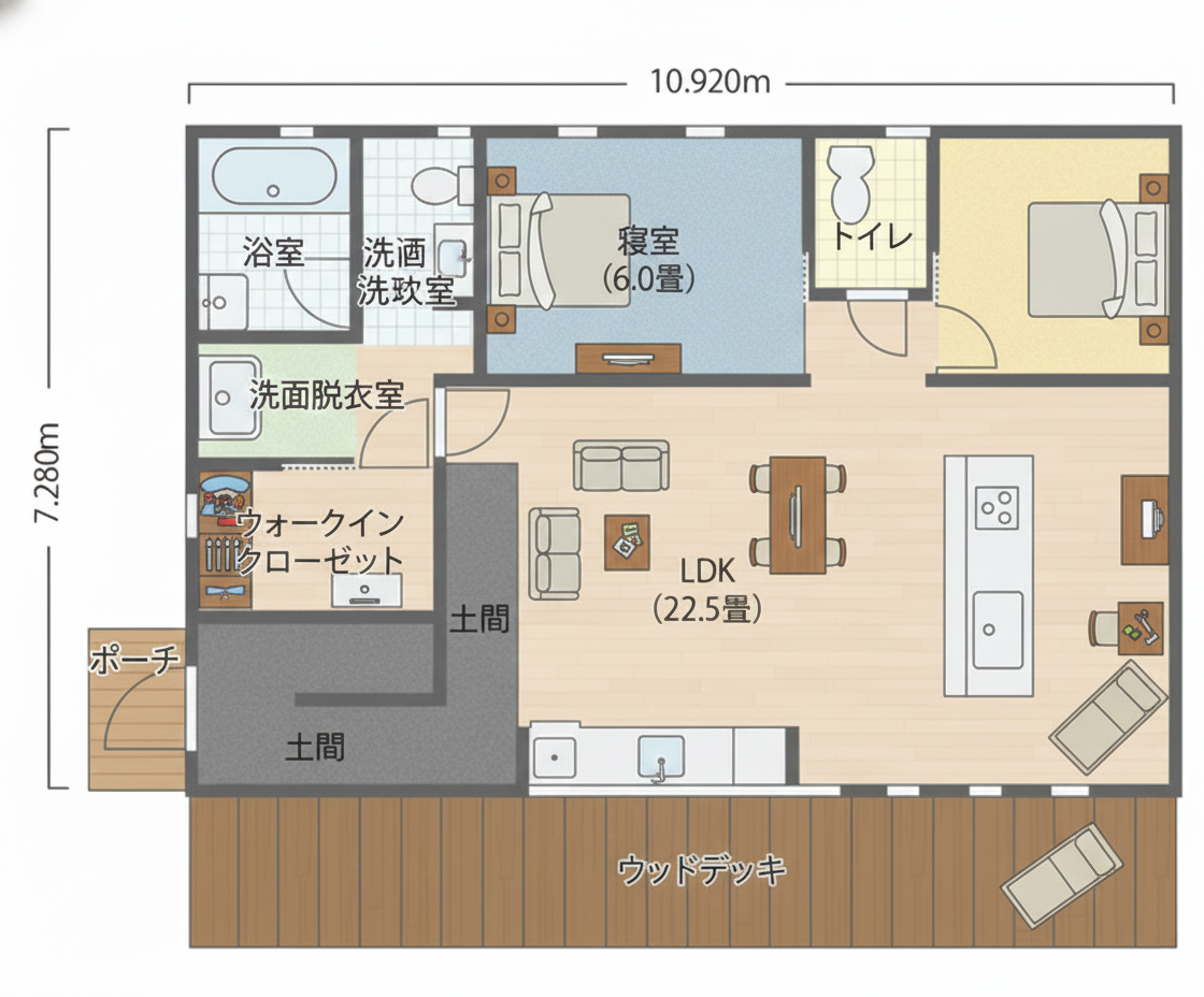 レタッチ前の画像素材